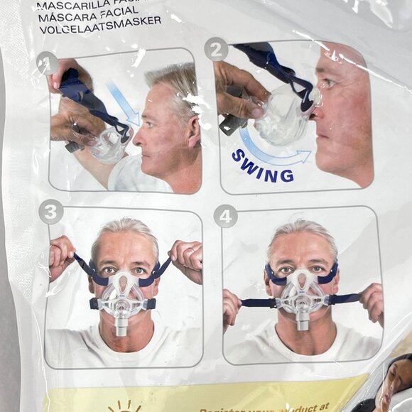 ResMed Quattro FX Factory Sealed Size Medium Full Face Mask New in Bag - Picture 3 of 13